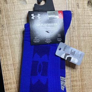 Under Armour, you a playmaker socks